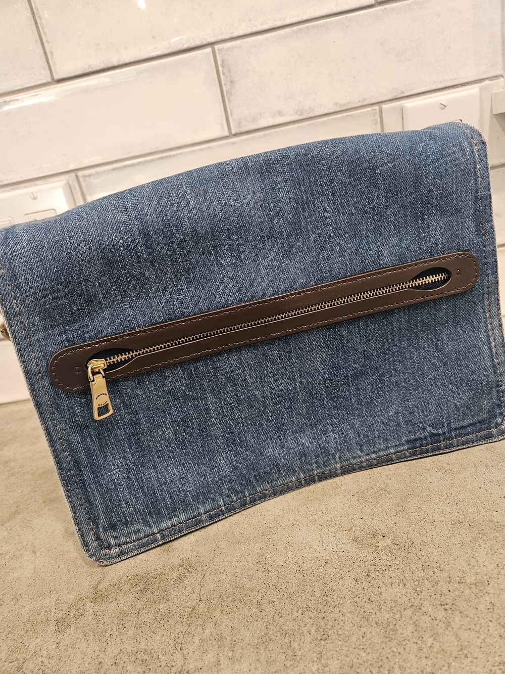COACH Denim Chain Tabby 30 - Picture 2 of 6